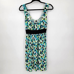 Wrapper Brand Women's Large Babydoll Sundress Tie Back Spotted Sleeveless